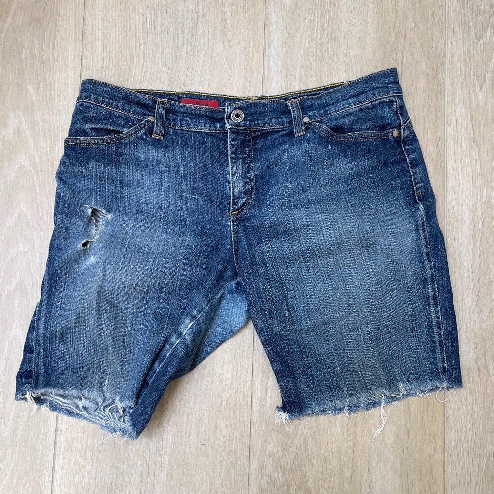 AG Adriano Goldschmied 'The Shorty' Distressed Jean Short 32